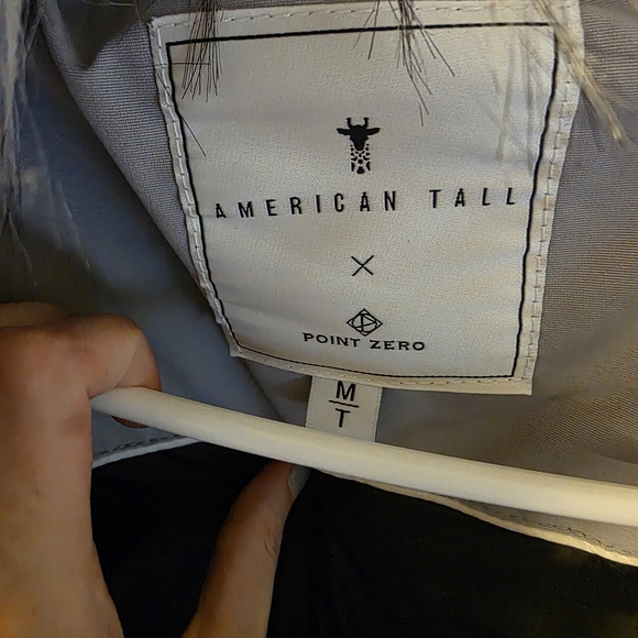 American Tall X Point Zero Tall Women's Parka in Cloud Grey - Picture 15 of 16